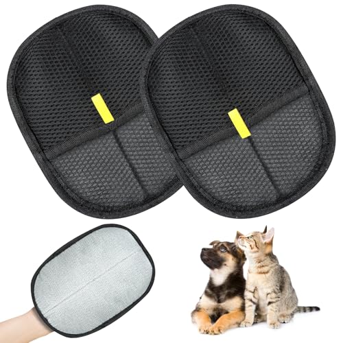 Kiiwah 2 Stück Fellmagnet, Fell Magnet Handschuh für Hunde und Katzen, Wiederverwendbarer Sanfte Tierhaarentferner Handschuh, Antistatische Handschuhe Für Glattes und Gesundes Fell Kiiwah 2 Stück Fellmagnet, Fell Magnet Handschuh für Hunde und Katzen, Wiederverwendbarer Sanfte Tierhaarentferner Handschuh, Antistatische Handschuhe Für Glattes und Gesundes Fell von Kiiwah
