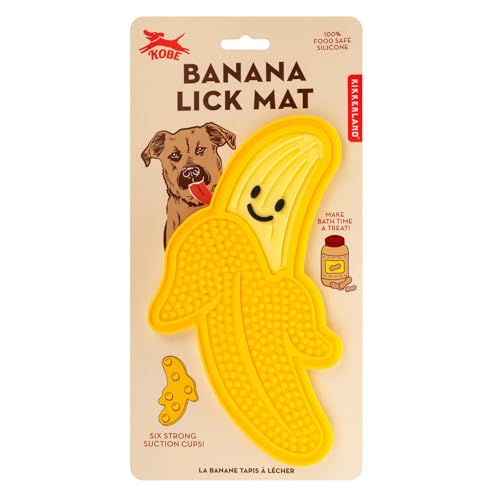 Kikkerland Kobe Dog Banana Leckmatte Leckmatte Leckerli Kikkerland Kobe Dog Banana Leckmatte Leckmatte Leckerli von Kikkerland