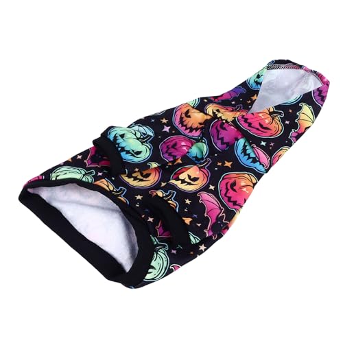 Halloween-Hundekleidung, Modisch, Niedliches Kürbismuster, Hunde-Kapuzenpullover, Sweatshirts Halloween, Party, Geburtstag, Party, Alltag Halloween-Hundekleidung, Modisch, Niedliches Kürbismuster, Hunde-Kapuzenpullover, Sweatshirts Halloween, Party, Geburtstag, Party, Alltag von Kikumi