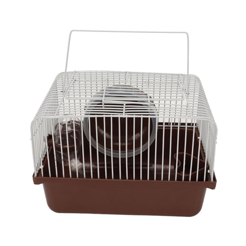 Hamster Käfig Atmungsaktives Tragbares Kleines Tierhaus mit Wasserflaschenschüssel für Meerschweinchen Kaninchen Hamster Käfig Atmungsaktives Tragbares Kleines Tierhaus mit Wasserflaschenschüssel für Meerschweinchen Kaninchen von Kikumi