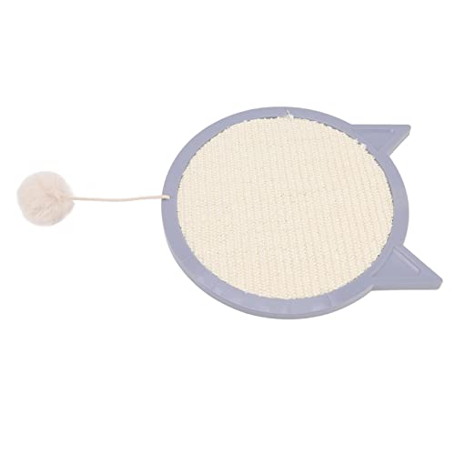 Katzenkratzer aus Pappe, Natürliches Katzenkratzer-Pad, Hochwertiges Katzen-Sisal-Kratzpad mit Starken Saugnäpfen, Schützt Möbel vor Katzenkratzern (Typ B) von Kikumi