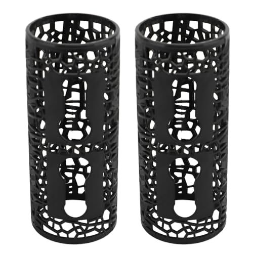 Kikumi 2PCS Fish Tunnel Spielzeug mit Saugnapfbecher Hohl -Out -Tunnel Schwimmrohr für Aquariumdekoration von Kikumi