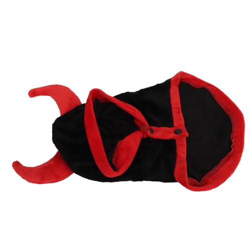 Kikumi Bequemes Haustier Devil Kostüm, Halloween -Katze Umhang, Hautfreundliche Polyester -Haustier -Umhang, XS -Größe mit Einfachem Design für Einfache Verschleiß Kikumi Bequemes Haustier Devil Kostüm, Halloween -Katze Umhang, Hautfreundliche Polyester -Haustier -Umhang, XS -Größe mit Einfachem Design für Einfache Verschleiß von Kikumi