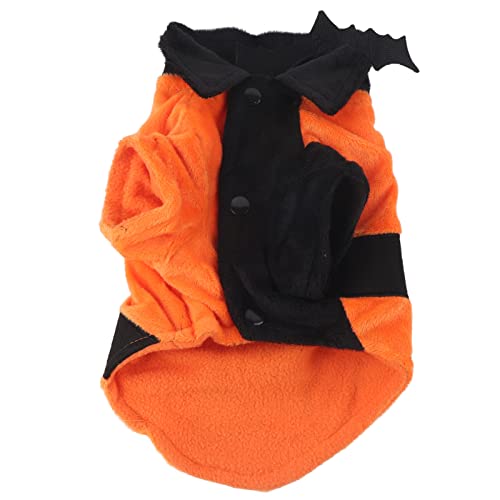 Kikumi Hundekostüme, Haustierkostüm, Maschinenwaschbares Polyester -Haustierkostüm mit Fledermausmuster für die Halloween -Party (S) von Kikumi