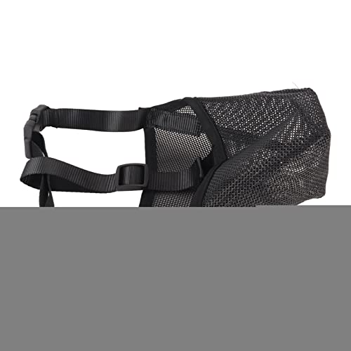 Kikumi Hundemündung Mesh Hund Mündung Einstellbare Belüftung Nylon Verhindert Unnötige Barkingfurniture, die Kleine Hunde mit Mittleren Hunden Kauen (M) von Kikumi