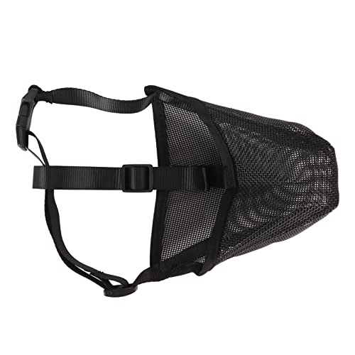 Kikumi Hundemündung Mesh Hund Mündung Einstellbare Belüftung Nylon Verhindert Unnötige Barkingfurniture, die Kleine Hunde mit Mittleren Hunden Kauen (XL) von Kikumi