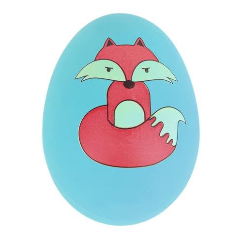 Kikumi Latex Haustierkugel Spielzeug Biss Resistent Interaktives Fetch Play Animal Pet Egg Ball für Katzenhund (Blau) von Kikumi