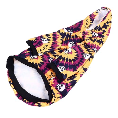 Kikumi Schädelmuster Hundehubern, Krawattenfarbstoff Warm Komfort Sweatshirt, Zusätzlichen Schutz mit Material für Kleine Mittelgroße Haustiere, Haustier Halloween -Kostüme, um Kikumi Schädelmuster Hundehubern, Krawattenfarbstoff Warm Komfort Sweatshirt, Zusätzlichen Schutz mit Material für Kleine Mittelgroße Haustiere, Haustier Halloween -Kostüme, um von Kikumi