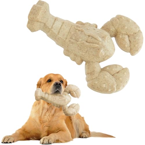 Kimee Robustes Hundespielzeug für aggressive Kauer, 1 Packung, unzerstörbares Kauspielzeug, Nylon-Hundespielzeug, Holzfarbe, Hummer Kimee Robustes Hundespielzeug für aggressive Kauer, 1 Packung, unzerstörbares Kauspielzeug, Nylon-Hundespielzeug, Holzfarbe, Hummer von Kimee
