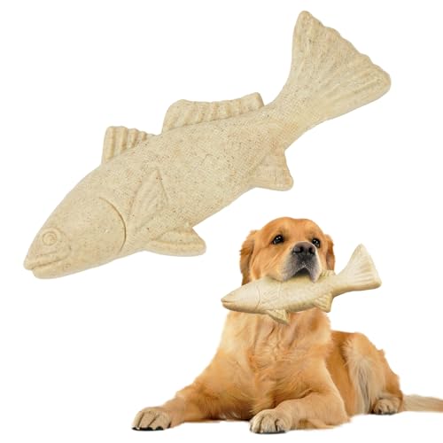 Kimee Robustes Hundespielzeug für aggressive Kauer, unzerstörbares Kauspielzeug, Nylon, Holzfarbe, Sitzstange von Kimee