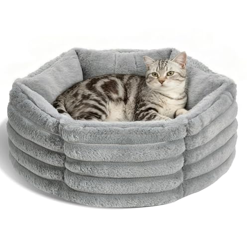 Kimpets Kleines Hundebett für kleine Hunde, Katzenbetten für Hauskatzen, Haustierbett für Welpen und Kätzchen, extra weich und maschinenwaschbar, mit rutschfester und wasserabweisender von Kimpets