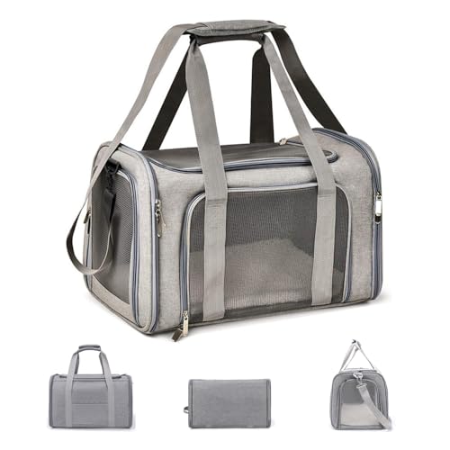 Transportbox Katze Katzen transportboxen, Transportbox Hund, Faltbare katzentasche transporttasche, hundetragetasche Transporttasche mit Einstellbar Schultergurt katzenbox für Katzen Hunde Haustiere Transportbox Katze Katzen transportboxen, Transportbox Hund, Faltbare katzentasche transporttasche, hundetragetasche Transporttasche mit Einstellbar Schultergurt katzenbox für Katzen Hunde Haustiere von Kimuwote