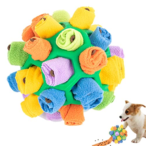 KinMokusei Schnüffelball für Hunde Schnüffelspielzeug Interaktives Hundespielzeug Futterball Reizangel Futtermatte Geruchstraining für Kleine Mittelgroße Hunde Haustier (Green) von KinMokusei
