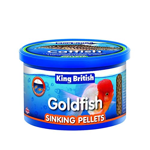 King British Goldfisch sinkende Pellets 6 x 140g 840g von King British