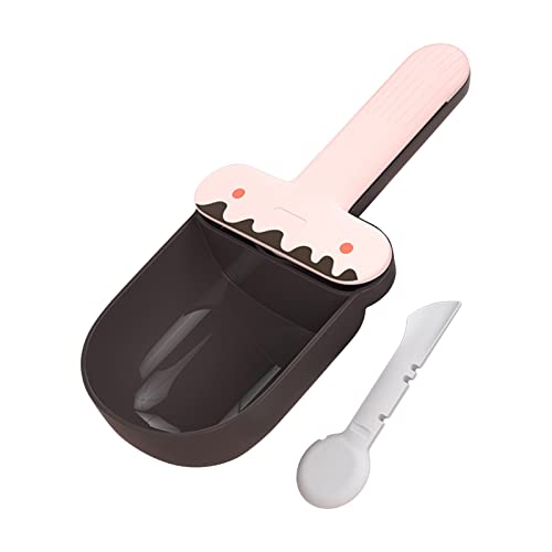Kingke Futternapf für Haustiere, 90 ml Fassungsvermögen, Werkzeug für Hunde und Katzen, Dosenöffner und Löffel-Verschlussclip für Tasche von Kingke