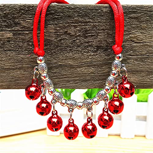 Kingke Halsband für Hunde und Katzen, mit Glöckchen, verstellbar, tibetischer Stil, Anti-Verlust Kingke Halsband für Hunde und Katzen, mit Glöckchen, verstellbar, tibetischer Stil, Anti-Verlust von Kingke