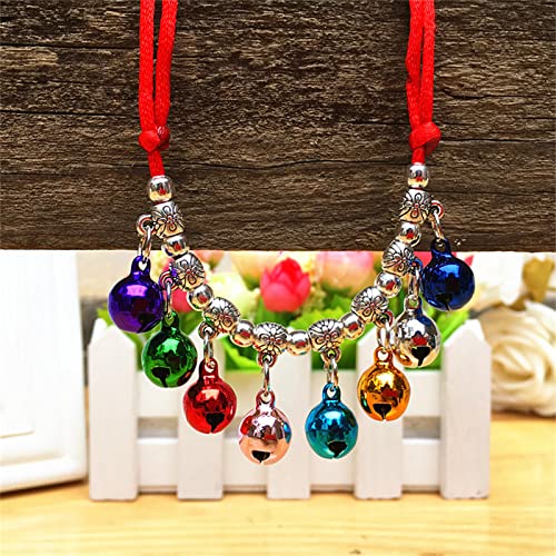 Kingke Halsband für Hunde und Katzen, mit Glöckchen, verstellbar, tibetischer Stil, Anti-Verlust Kingke Halsband für Hunde und Katzen, mit Glöckchen, verstellbar, tibetischer Stil, Anti-Verlust von Kingke