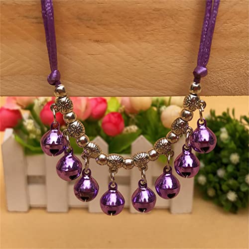 Kingke Halsband für Hunde und Katzen, mit Glöckchen, verstellbar, tibetischer Stil, Anti-Verlust Kingke Halsband für Hunde und Katzen, mit Glöckchen, verstellbar, tibetischer Stil, Anti-Verlust von Kingke