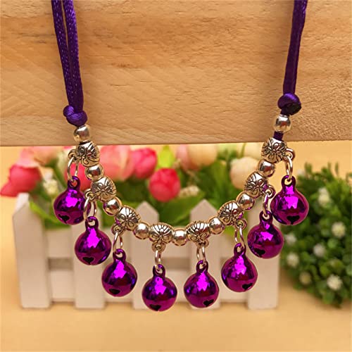 Kingke Halsband für Hunde und Katzen, mit Glöckchen, verstellbar, tibetischer Stil, Anti-Verlust Kingke Halsband für Hunde und Katzen, mit Glöckchen, verstellbar, tibetischer Stil, Anti-Verlust von Kingke