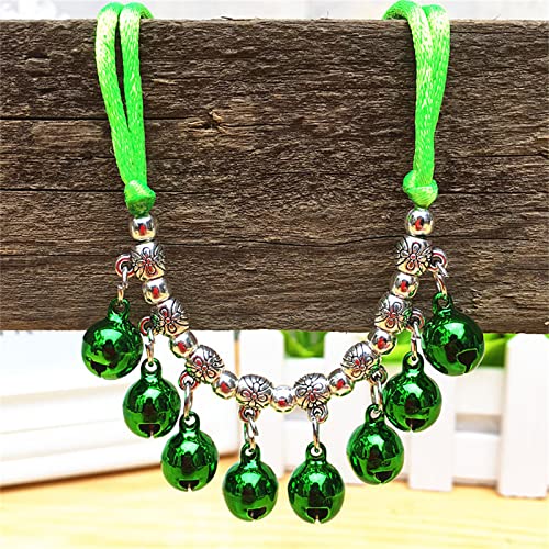 Kingke Halsband für Hunde und Katzen, mit Glöckchen, verstellbar, tibetischer Stil, Anti-Verlust Kingke Halsband für Hunde und Katzen, mit Glöckchen, verstellbar, tibetischer Stil, Anti-Verlust von Kingke