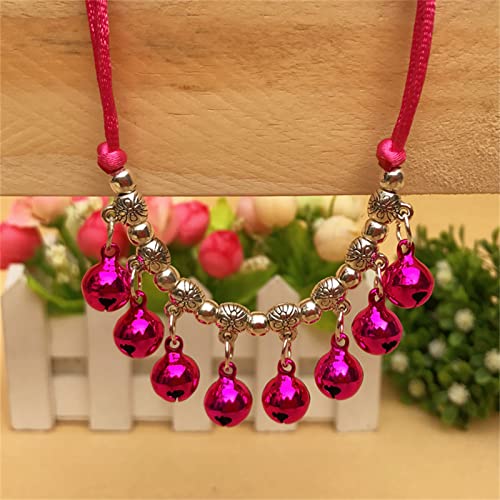 Kingke Halsband für Hunde und Katzen, mit Glöckchen, verstellbar, tibetischer Stil, Anti-Verlust Kingke Halsband für Hunde und Katzen, mit Glöckchen, verstellbar, tibetischer Stil, Anti-Verlust von Kingke