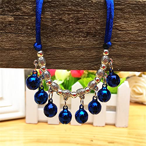 Kingke Halsband für Hunde und Katzen, mit Glöckchen, verstellbar, tibetischer Stil, Anti-Verlust Kingke Halsband für Hunde und Katzen, mit Glöckchen, verstellbar, tibetischer Stil, Anti-Verlust von Kingke
