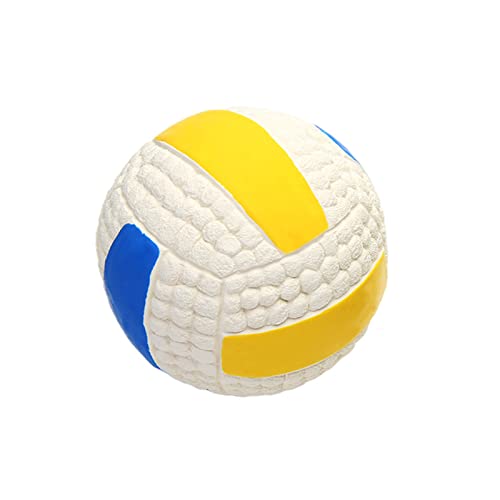 Kingke Hunde-Kauspielzeug, Quietsch-Bälle, Volleyball, Fußball, Basketball für mittelgroße und kleine Hunde, Geräuschspielzeug, Kauspielzeug, Latexbälle von Kingke