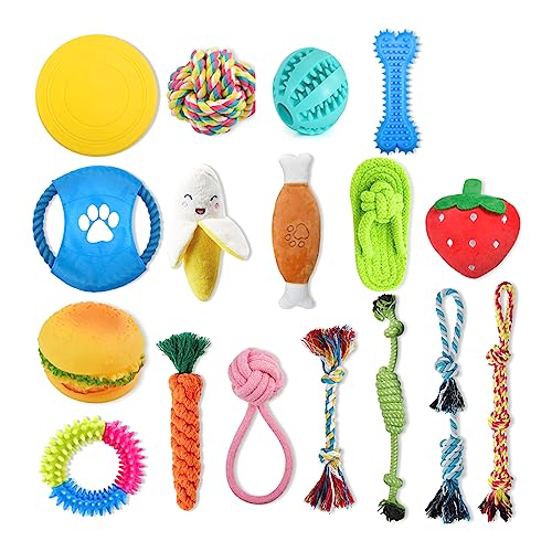 Kingke Hunde Seil Apportieren Spielzeug Tauziehen Spiel für Welpen Zahnen Kauspielzeug Molar Spielzeug Hunde Apportieren Spielzeug für Indoor Hunde Kingke Hunde Seil Apportieren Spielzeug Tauziehen Spiel für Welpen Zahnen Kauspielzeug Molar Spielzeug Hunde Apportieren Spielzeug für Indoor Hunde von Kingke