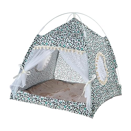 Kingke Katzenbett für Indoor Katzen Kleines Hundebett Haus Sommer Welpenzelt Bett Atmungsaktiv Höhle Hütte Abnehmbares 2-seitiges Kissen Kingke Katzenbett für Indoor Katzen Kleines Hundebett Haus Sommer Welpenzelt Bett Atmungsaktiv Höhle Hütte Abnehmbares 2-seitiges Kissen von Kingke