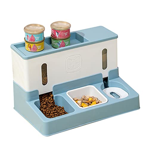 Kingke Pet Automatic Feeder + Waterer Cat Food Container Bowl Anti-Leak Water-Fo- 3 in 1 Pet Large Dogs Water Feeder Kingke Pet Automatic Feeder + Waterer Cat Food Container Bowl Anti-Leak Water-Fo- 3 in 1 Pet Large Dogs Water Feeder von Kingke