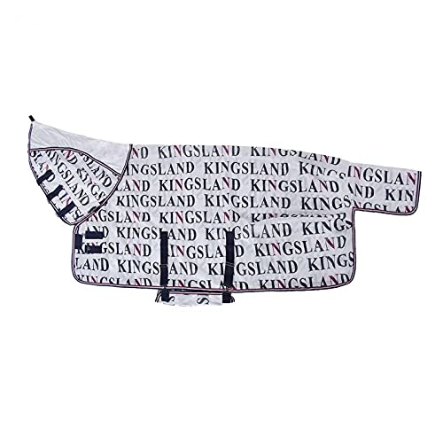 Kingsland - Top Notch Fliegendecke mit Hals - Wasserabweisend - Weiß - 125 cm von Kingsland