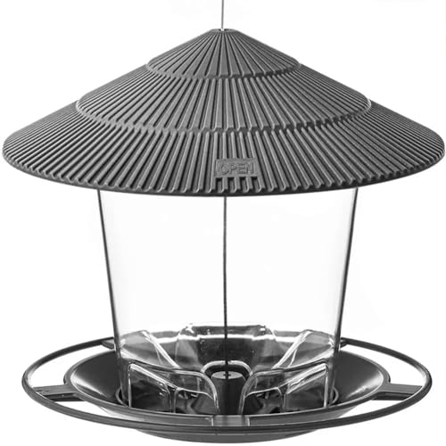 Kioball Vogelfutterspender für Den Außenbereich, zum Aufhängen, Leicht zu Reinigen und zu Befüllen, Verstellbarer Futterspender mit Mehreren Löchern, Futterspenderhalter, Futterspender A Kioball Vogelfutterspender für Den Außenbereich, zum Aufhängen, Leicht zu Reinigen und zu Befüllen, Verstellbarer Futterspender mit Mehreren Löchern, Futterspenderhalter, Futterspender A von Kioball
