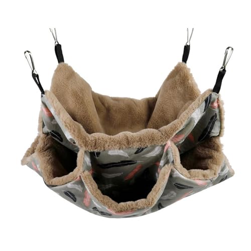 Kioriur Hängemattennest – Hamsterbett, Spielzeug, kleine Haushöhle zum Aufhängen, 3 Ebenen, warmes Meerschweinchen, Zubehör, Bettwäsche, weiche Hängeschaukel, Winter, warmes Bett, kleines Haustiertier Kioriur Hängemattennest – Hamsterbett, Spielzeug, kleine Haushöhle zum Aufhängen, 3 Ebenen, warmes Meerschweinchen, Zubehör, Bettwäsche, weiche Hängeschaukel, Winter, warmes Bett, kleines Haustiertier von Kioriur