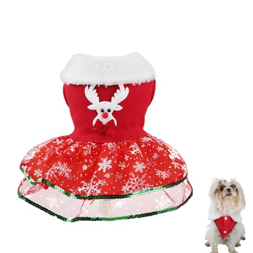 Kioriur Haustier-Weihnachtsrock – glitzerndes Weihnachts-Hundekleid, Feiertagsthema Weihnachtsmann | Hundekleider-Outfits, Mädchen-Hundekleidung, Katzenmantel, Hundejacken, Weihnachten, Elch, Weihnach Kioriur Haustier-Weihnachtsrock – glitzerndes Weihnachts-Hundekleid, Feiertagsthema Weihnachtsmann | Hundekleider-Outfits, Mädchen-Hundekleidung, Katzenmantel, Hundejacken, Weihnachten, Elch, Weihnach von Kioriur
