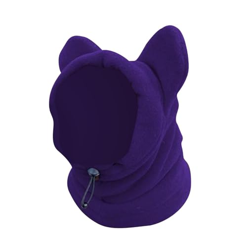 Kioriur Hunde-Ohrenschützer, Wintermütze für kleine Hunde, Dicke und Bequeme Fleece-Hundehaube | Waschbarer Halswärmerschal für kaltes Wetter Kioriur Hunde-Ohrenschützer, Wintermütze für kleine Hunde, Dicke und Bequeme Fleece-Hundehaube | Waschbarer Halswärmerschal für kaltes Wetter von Kioriur