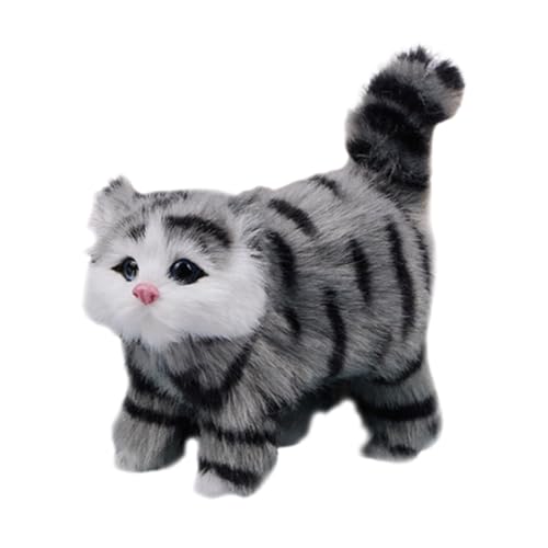 Kioriur Katze aus Plüsch, Katzen-Plüschtier – dekorative Dekoration für kleine Katze – realistische Puppen aus Plüsch, Katzenspielzeug, niedliches Katzenspielzeug für die Dekoration Kioriur Katze aus Plüsch, Katzen-Plüschtier – dekorative Dekoration für kleine Katze – realistische Puppen aus Plüsch, Katzenspielzeug, niedliches Katzenspielzeug für die Dekoration von Kioriur