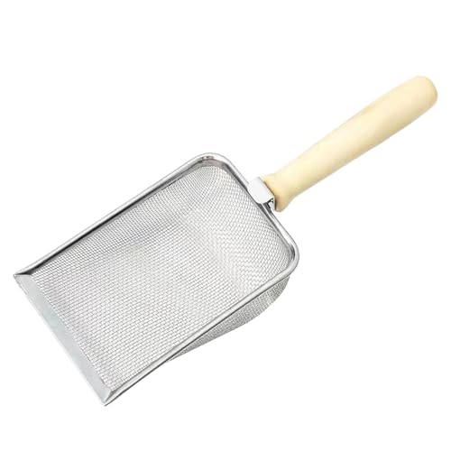 Kioriur Katzenbox Schaufel, Metall Ergonomischer Griff Streuschaufel Kotschaufel, Antihaft Kleine Siebschaufel, Feinmaschige Schaufel Katzenkot Werkzeug für Reptilien Terrarium, Katzentoilette Kioriur Katzenbox Schaufel, Metall Ergonomischer Griff Streuschaufel Kotschaufel, Antihaft Kleine Siebschaufel, Feinmaschige Schaufel Katzenkot Werkzeug für Reptilien Terrarium, Katzentoilette von Kioriur