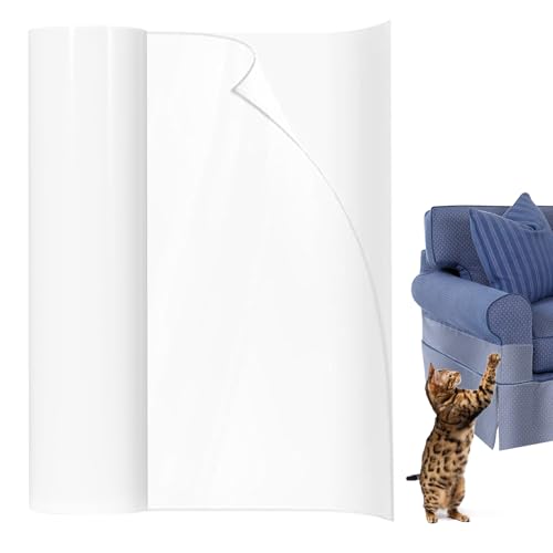 Kratzschutz Katze, 20cmx5m Anti Kratz Folie für Katzen, Sofaschutz Katze, Transparent Kratzschutz Tape für Sofa, Tür, Wand, Möbel Kratzschutz Katze, 20cmx5m Anti Kratz Folie für Katzen, Sofaschutz Katze, Transparent Kratzschutz Tape für Sofa, Tür, Wand, Möbel von Kiperline