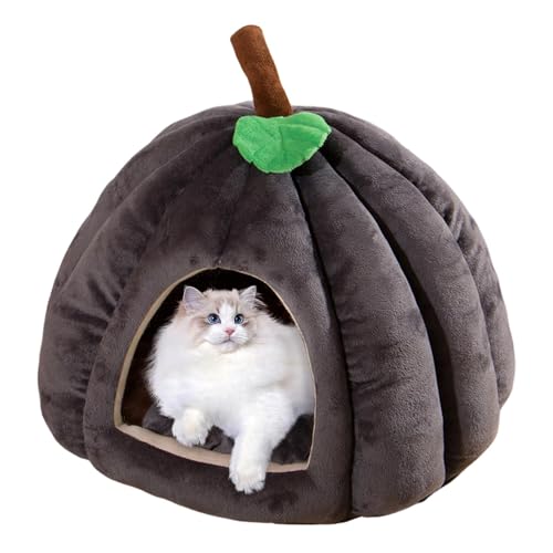 Halloween Katzenbett, Haustierhöhlenbett,Kürbisförmige Höhlenbetten für kleine Hunde | Weiches Haustierzeltbett, bequemes Haustierhöhlenbett für Hauskatzen und kleine Hunde Halloween Katzenbett, Haustierhöhlenbett,Kürbisförmige Höhlenbetten für kleine Hunde | Weiches Haustierzeltbett, bequemes Haustierhöhlenbett für Hauskatzen und kleine Hunde von Kirdume