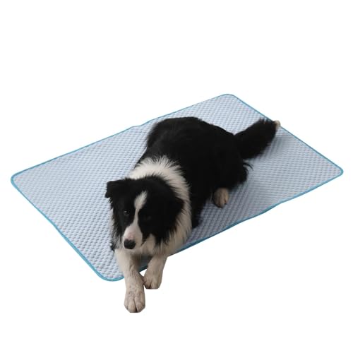 Hundekühlmatte, Kühlunterlage für Hunde - Atmungsaktive Haustier-Eismatte,Kühlendes Haustier für den Innen- und Außenbereich im Sommer, kühlende Hundebox-Unterlage für Haustiere, Hunde, Katzen, Erwach von Kirdume