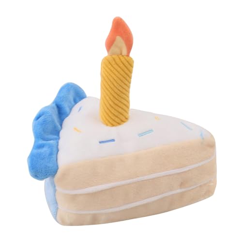 Hundespielzeug-Quietschkuchen,Plüsch-Quietschkuchen für Hunde | Quietschender Hund, der Plüschspielzeug in Kuchenform ,Realistische Geburtstagskuchenscheibe zum Ziehen und Beißen von Rindoor-Hunde Hundespielzeug-Quietschkuchen,Plüsch-Quietschkuchen für Hunde | Quietschender Hund, der Plüschspielzeug in Kuchenform ,Realistische Geburtstagskuchenscheibe zum Ziehen und Beißen von Rindoor-Hunde von Kirdume