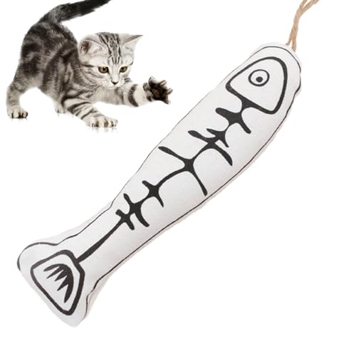 Katzenminze-Fischspielzeug für Katzen, Katzenfischspielzeug | Interessanter Katzenminzenfisch mit Rassel - Bissfestes, interaktives Katzenspielzeug, interessantes Haustierzubehör, Kauspielzeug für Kat Katzenminze-Fischspielzeug für Katzen, Katzenfischspielzeug | Interessanter Katzenminzenfisch mit Rassel - Bissfestes, interaktives Katzenspielzeug, interessantes Haustierzubehör, Kauspielzeug für Kat von Kirdume