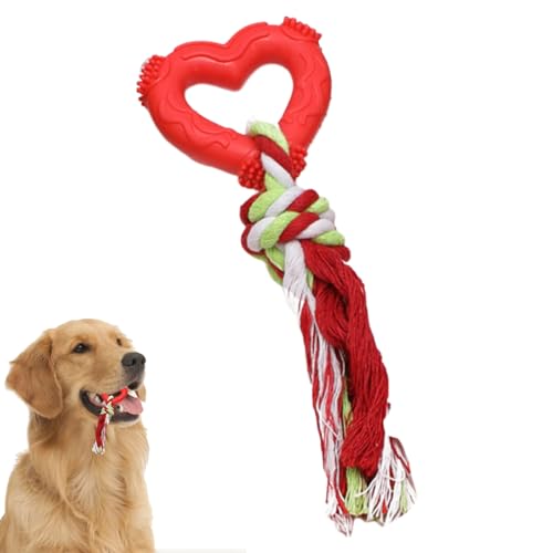 Kirdume Hundeseilspielzeug - Kauspielzeug für Hunde zur Mundpflege - Kauspielzeug in Lebensmittelqualität, weiches Hundespielzeug, zahnendes Welpenspielzeug für Training, Haustiere, Mundgesundheit von Kirdume