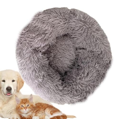 Weiches, rundes Haustierbett aus Plüsch, Katzenbetten für Hauskatzen - Beruhigendes Katzen-Donut-Plüsch-Kuschelbett | Donut-Hundebett, Haustierbettmatte zum Schlafen, Schlafen, Nickerchen und Ausruhen Weiches, rundes Haustierbett aus Plüsch, Katzenbetten für Hauskatzen - Beruhigendes Katzen-Donut-Plüsch-Kuschelbett | Donut-Hundebett, Haustierbettmatte zum Schlafen, Schlafen, Nickerchen und Ausruhen von Kirdume