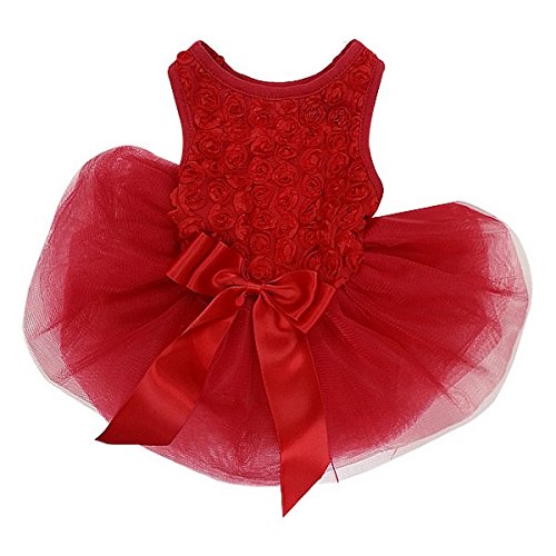 Kirei Sui Hunde-Tutu, Rosen-Design, Rot Kirei Sui Hunde-Tutu, Rosen-Design, Rot von Kirei Sui