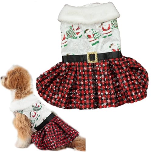 Kirei Sui Partykleid für kleine Welpen, Hunde, Katzen, Frohe Weihnachten, Weihnachtsmann, Tutu, Partykleid, Rot / Schwarz, Größe M Kirei Sui Partykleid für kleine Welpen, Hunde, Katzen, Frohe Weihnachten, Weihnachtsmann, Tutu, Partykleid, Rot / Schwarz, Größe M von Kirei Sui