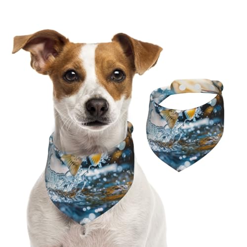 Hundehalstuch für kleine, mittelgroße und große Hunde, Dreieckstuch für Mädchen oder Jungen von Kirrowe