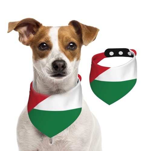 Hundehalstuch für kleine, mittelgroße und große Hunde, Dreieckstuch mit Jordanien-Flagge, für Mädchen oder Jungen von Kirrowe