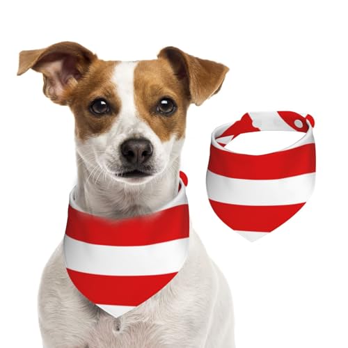 Hundehalstuch mit Bremen-Flagge, für kleine, mittelgroße und große Hunde, Dreieckstuch für Mädchen oder Jungen von Kirrowe