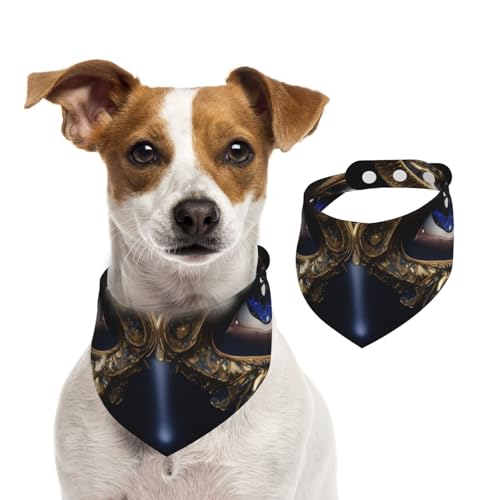 Jewel Eye Hundehalstuch für kleine, mittelgroße und große Hunde, Dreieckstuch für Mädchen oder Jungen von Kirrowe